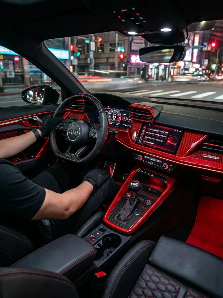 Red Dash Trim Kit Red Interior Car