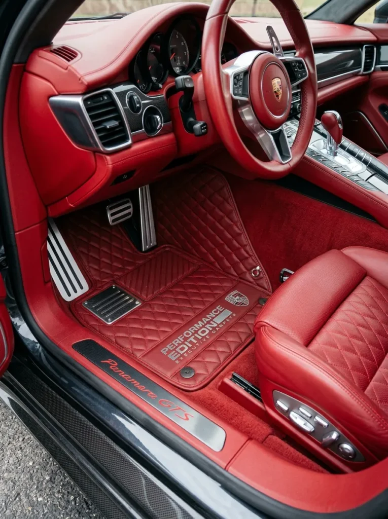 Red Floor Mats Car