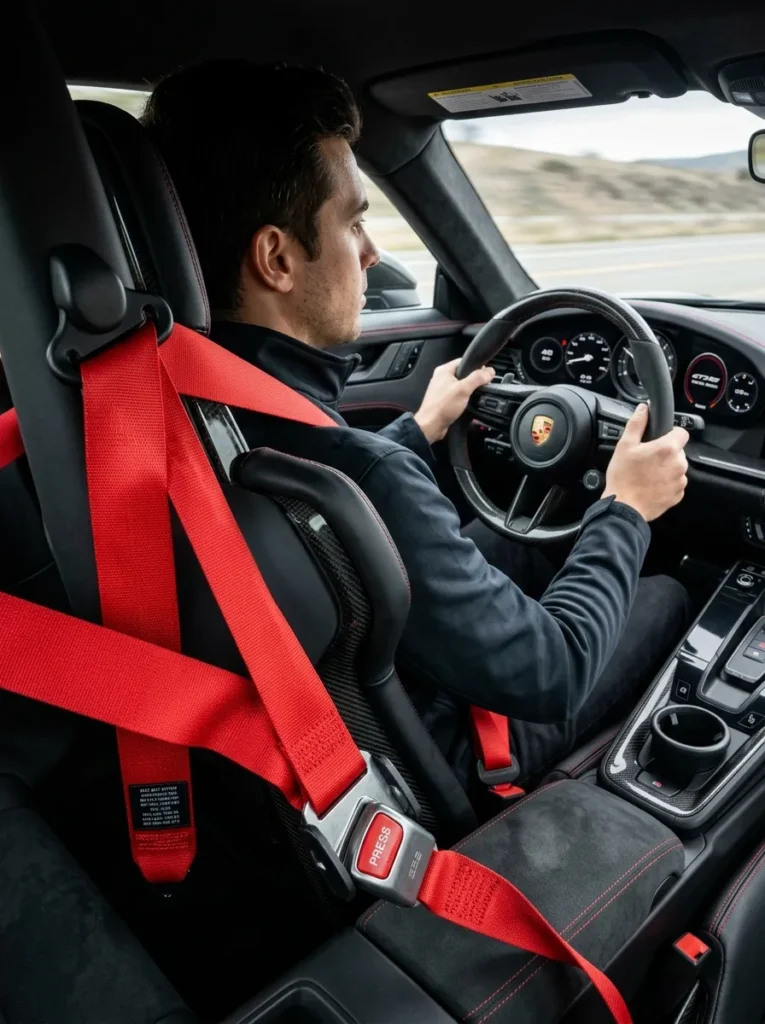 Red Seat Belt Webbing Replacement