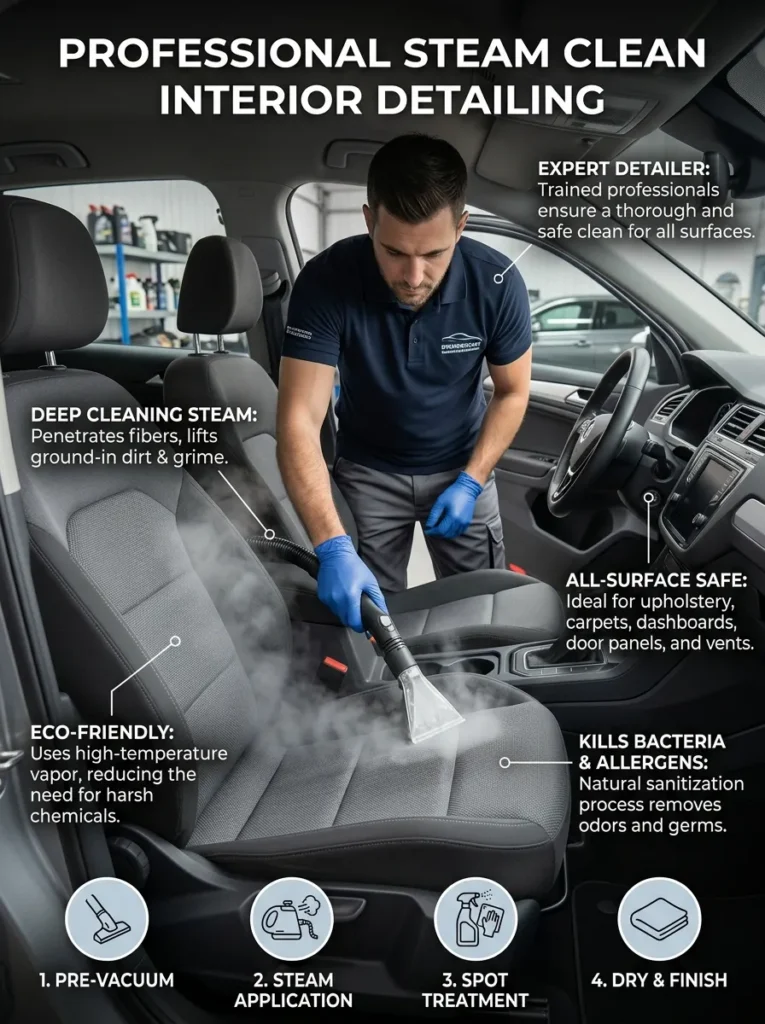 Steam Clean Interior Detailing