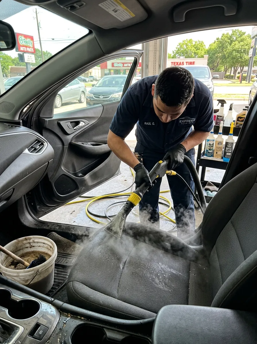 Steam Cleaning Car Interior Detailing Near Me