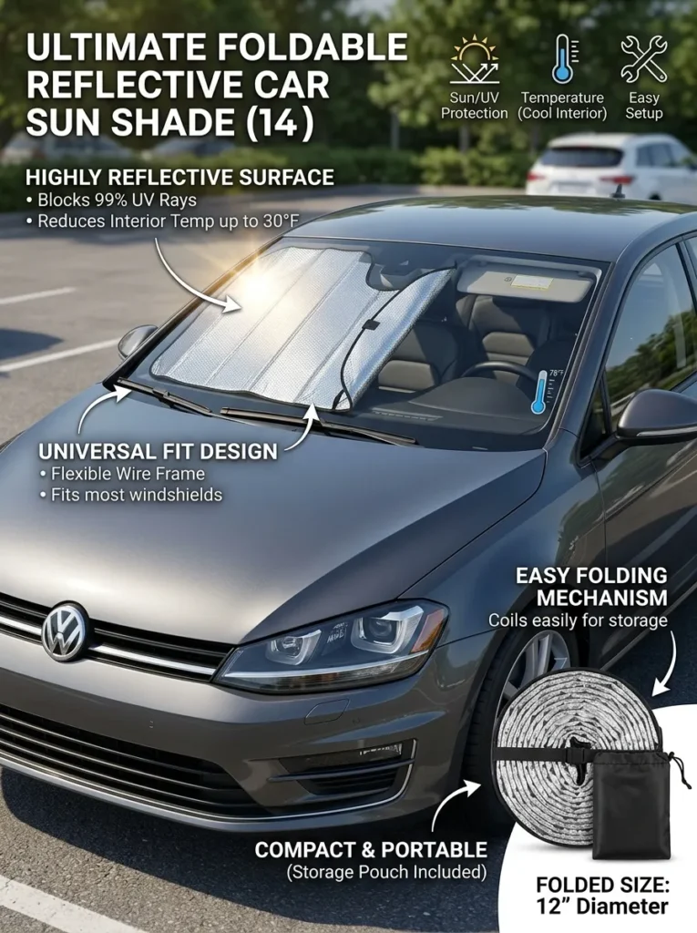 Sun Shade Foldable Reflective