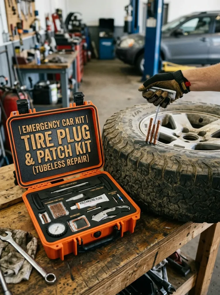 Tire Plug Patch Kit Tubeless Repair