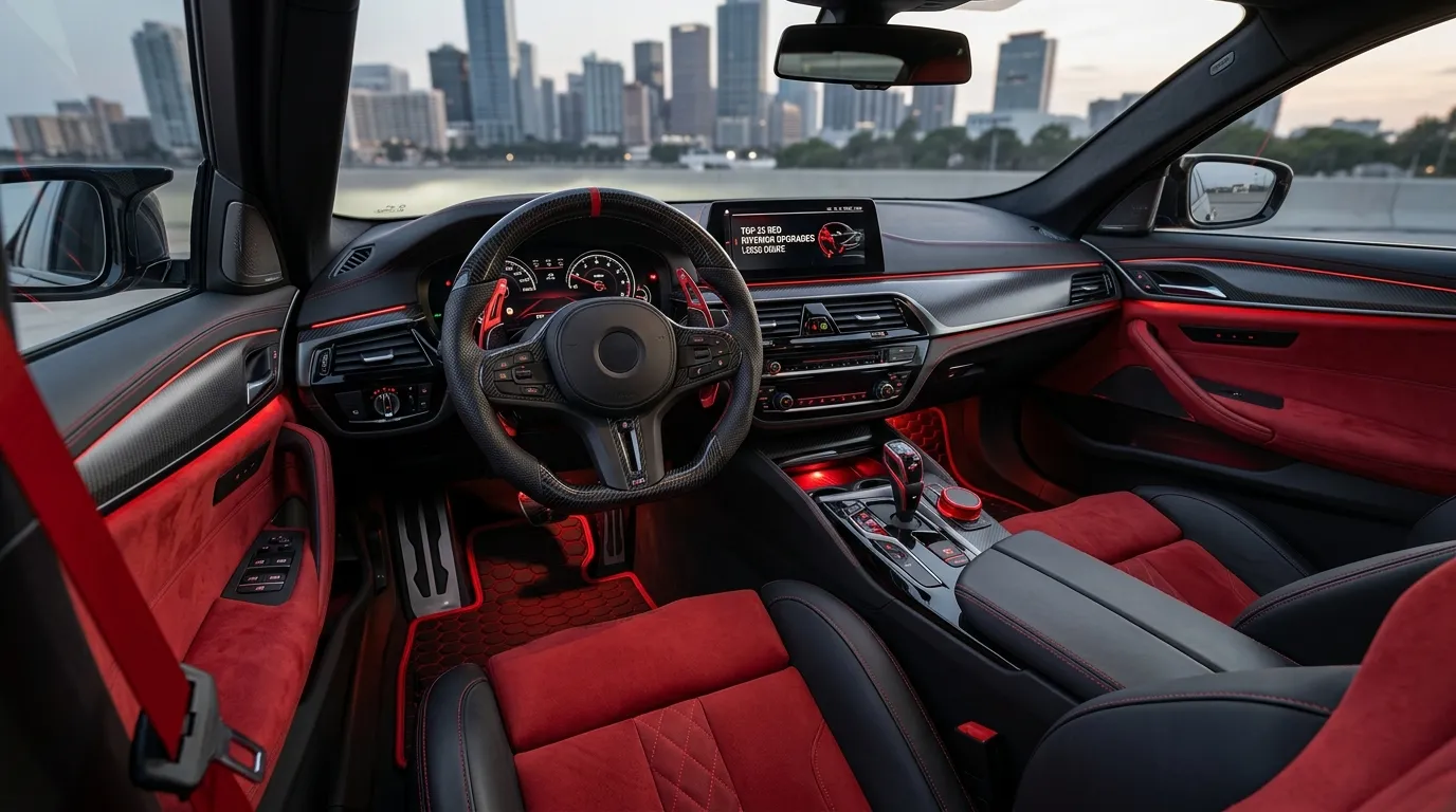 Top 25 Red Interior Car Upgrades in 2026: A Complete Guide to Easy, Simple & Sporty Styles