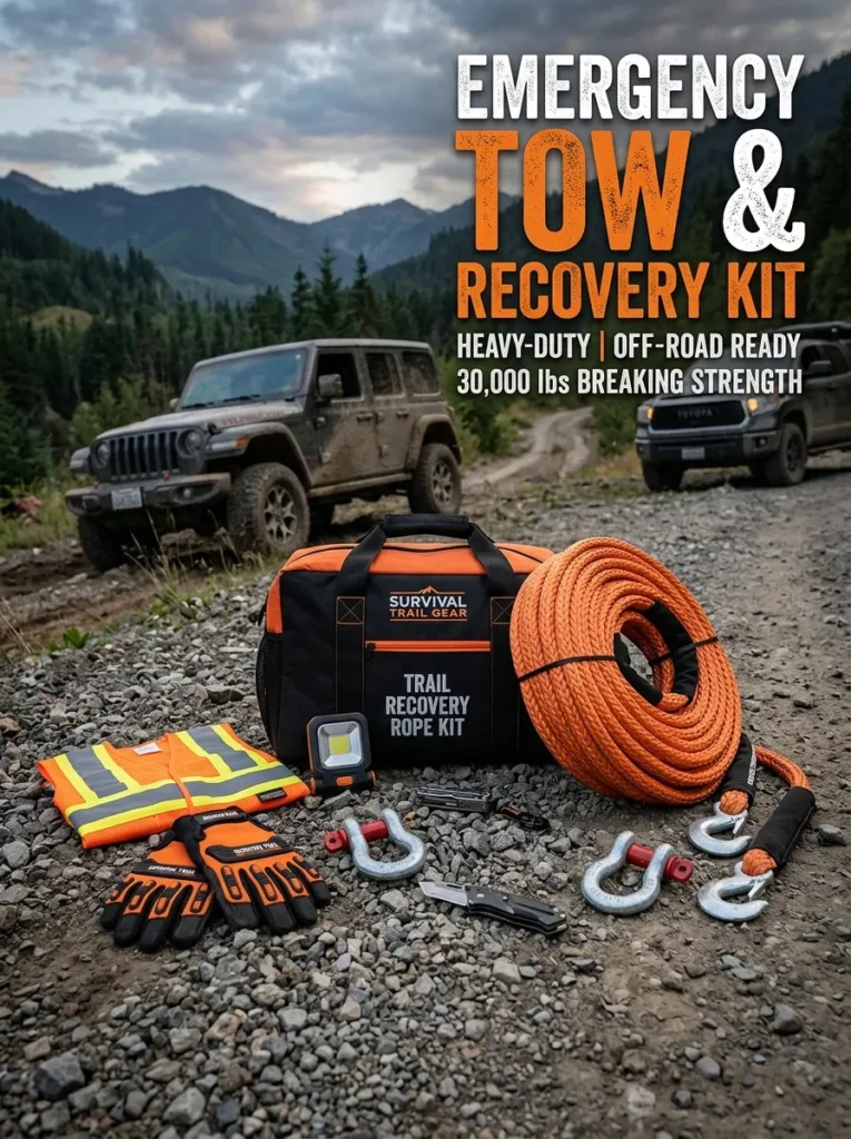 Tow Strap Recovery Rope