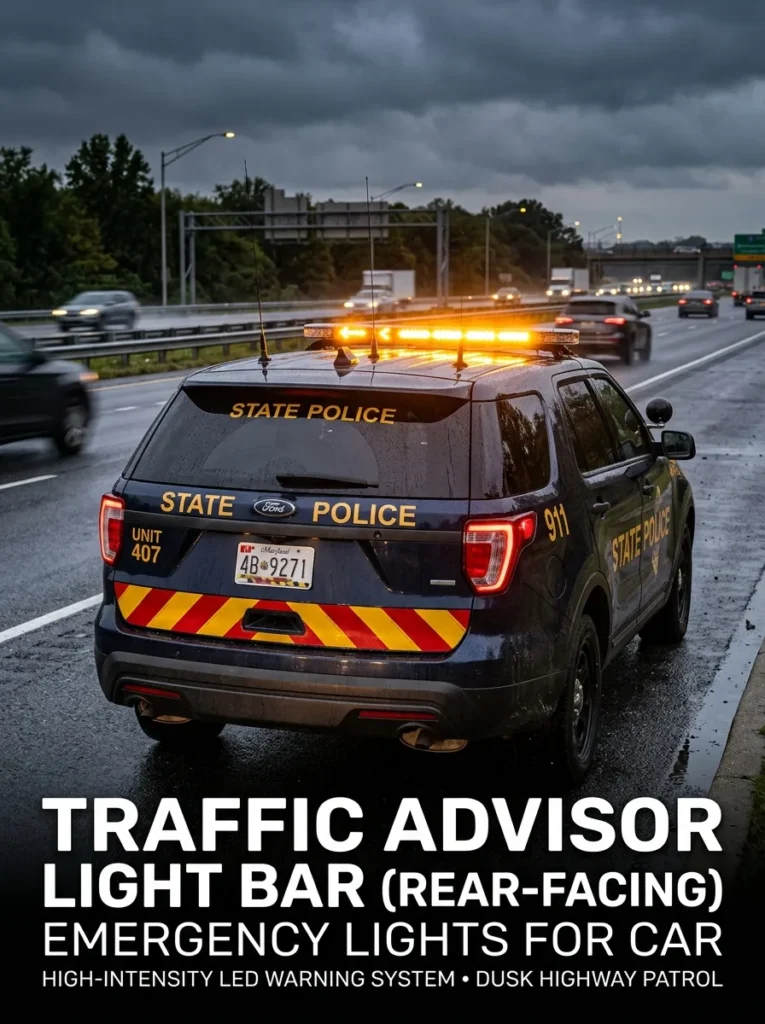 Traffic Advisor Light Bar Rear Facing