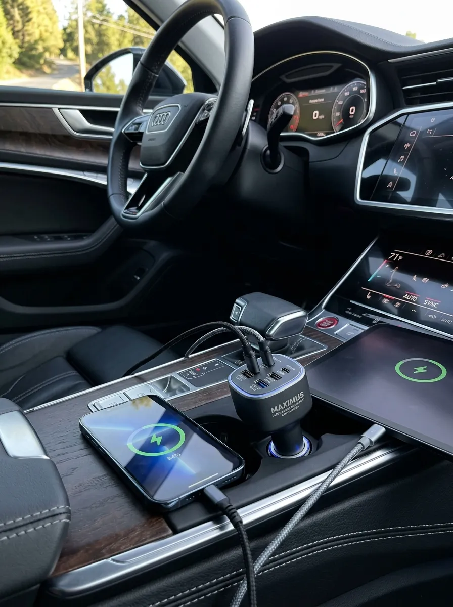 Usb Car Charger Multi Port Interior Car