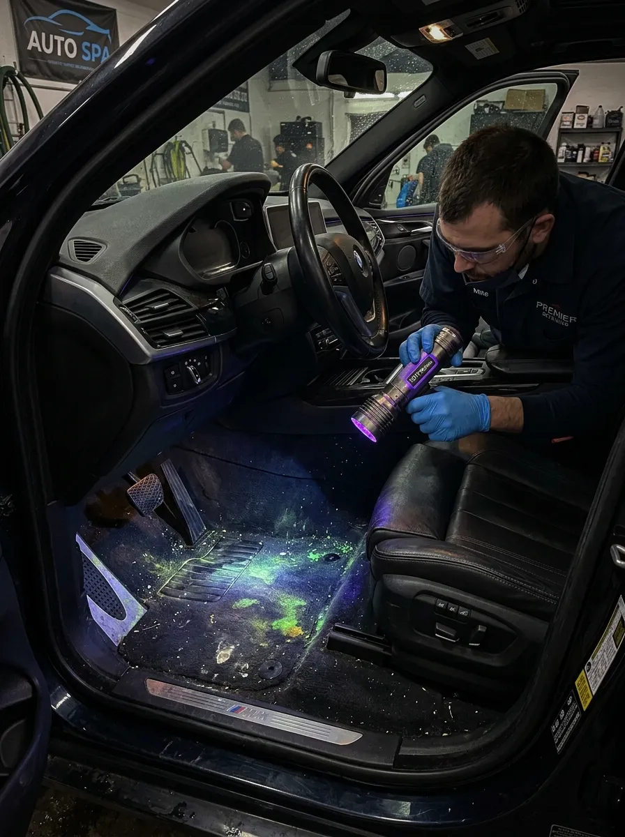Uv Flashlight Blacklight For Interior Inspection