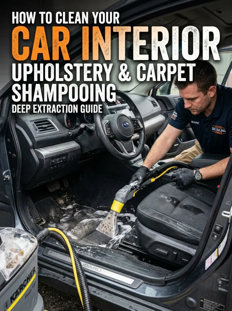Upholstery Carpet Shampooing