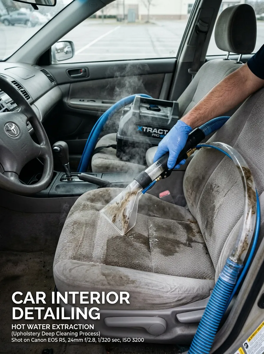 Upholstery Extraction Car Interior Detailing
