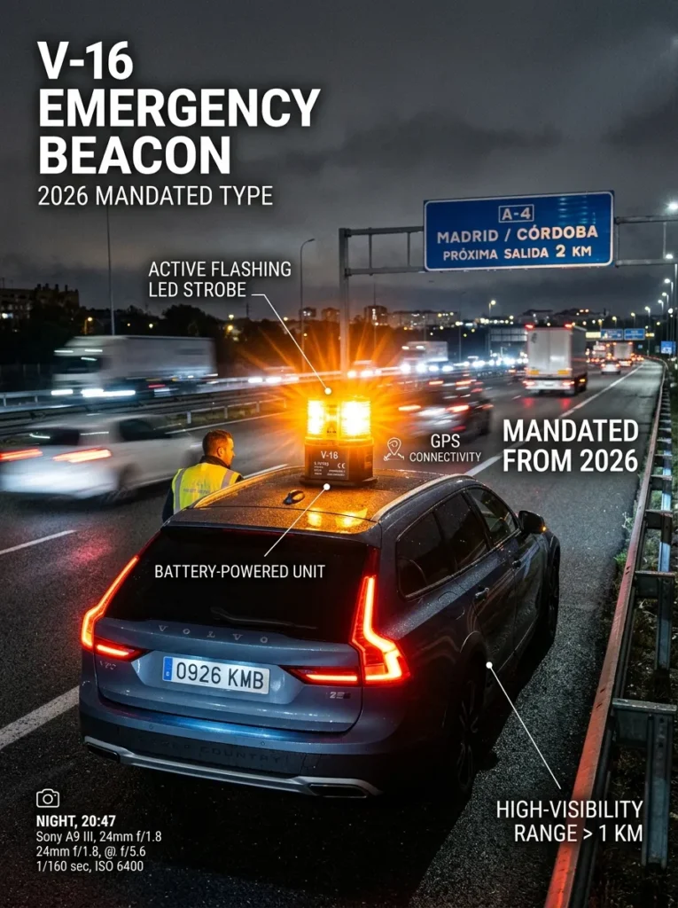 V 16 Emergency Beacon 2026 Mandated Type