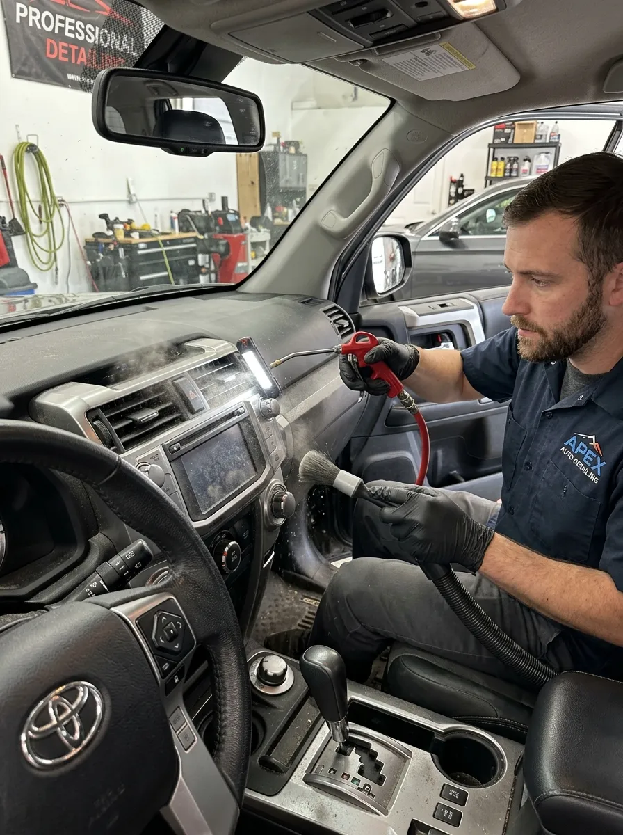 Vent Crevice Blowout Car Interior Detailing Near Me