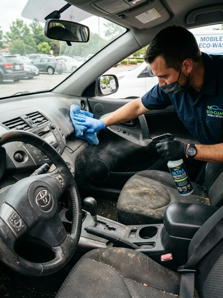 Waterless Interior Cleaning Car Interior Cleaning Near Me