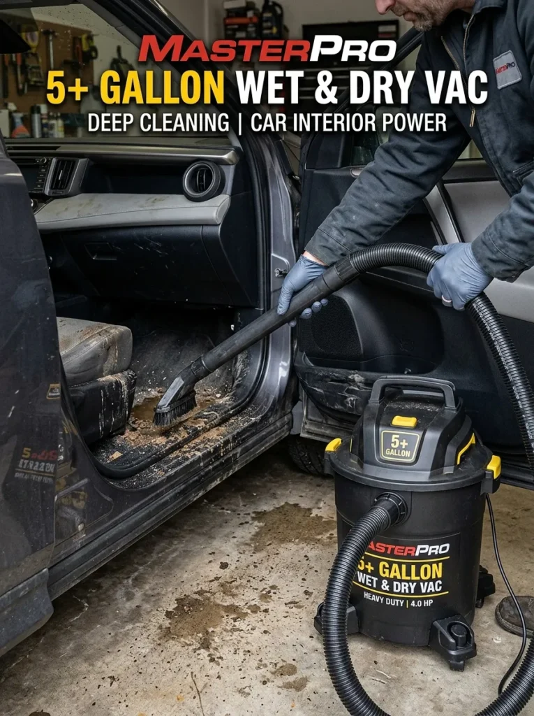 Wet Dry Vacuum 5 Gallon