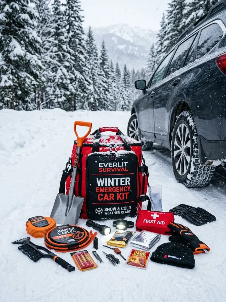 Winter With Snow Survival Kit Everlit Survival Kit