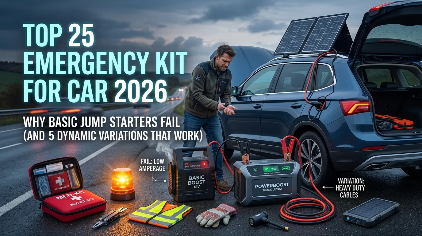 Top 25 emergency kit for car 2026: Why Basic Jump Starters Fail (With Variations)
