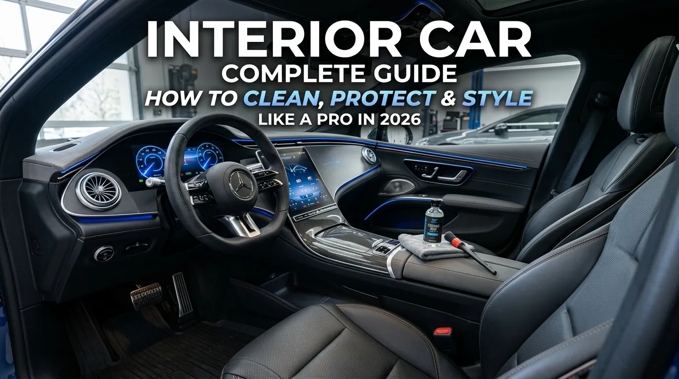 Interior Car Complete Guide: How to Clean, Protect & Style Like a Pro in 2026 (Easy Variations)