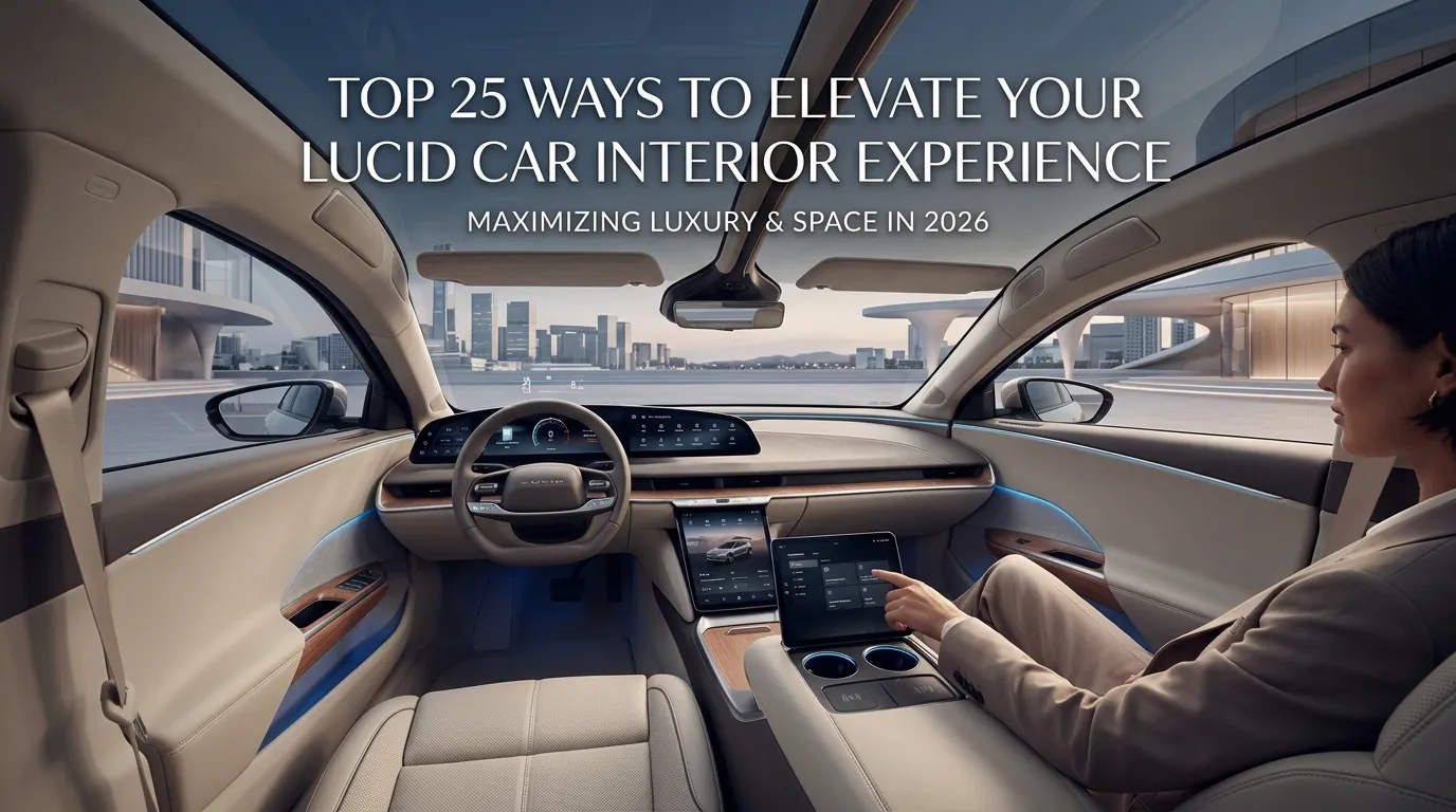 Top 25 Ways to Elevate Your Lucid Car Interior Experience: Maximizing Luxury & Space in 2026